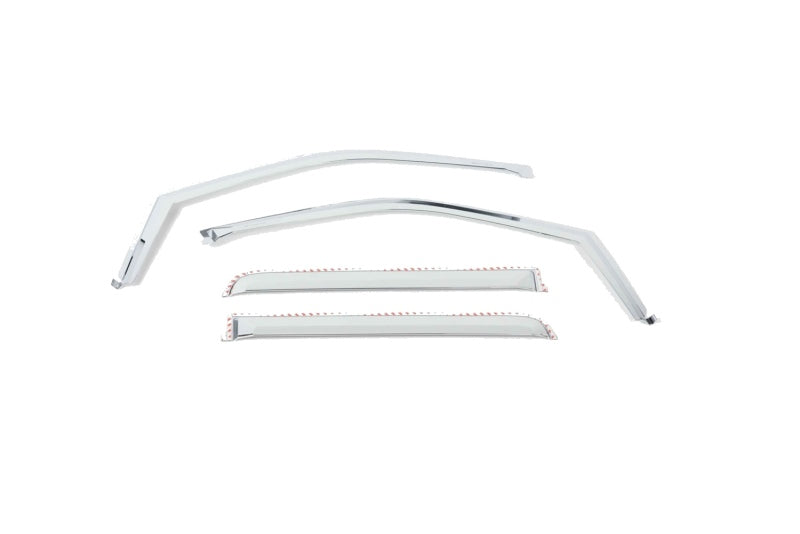 Putco 17-20 Ford SuperDuty - Crew Cab (Set of 4) Element Chrome Window Visors Putco