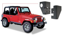 Load image into Gallery viewer, Bushwacker 97-06 Jeep Wrangler Trail Armor Rear Corners - Black Bushwacker