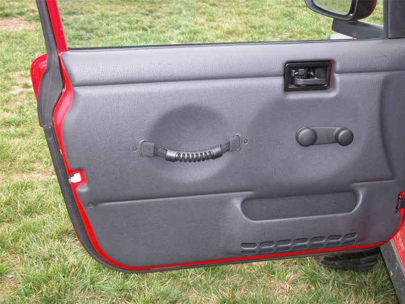 Rugged Ridge Door Pull Straps Black 97-06 Jeep Wrangler Rugged Ridge