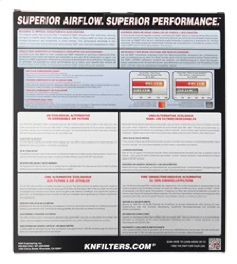 K&N 10 Chevy Camaro 3.6/6.2L Drop In Air Filter K&N Engineering