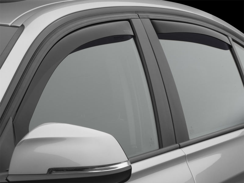 WeatherTech 12+ BMW 3-Series Front and Rear Side Window Deflectors - Dark Smoke WeatherTech