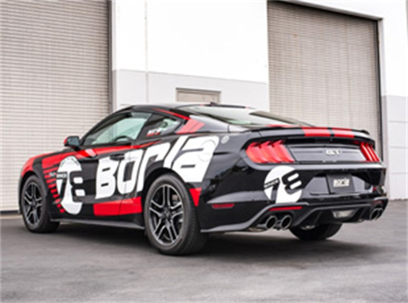 Borla 2018 Ford Mustang GT 5.0L AT/MT 2.5in S-Type Exhaust w/ Valves (Rear Section Only) Borla