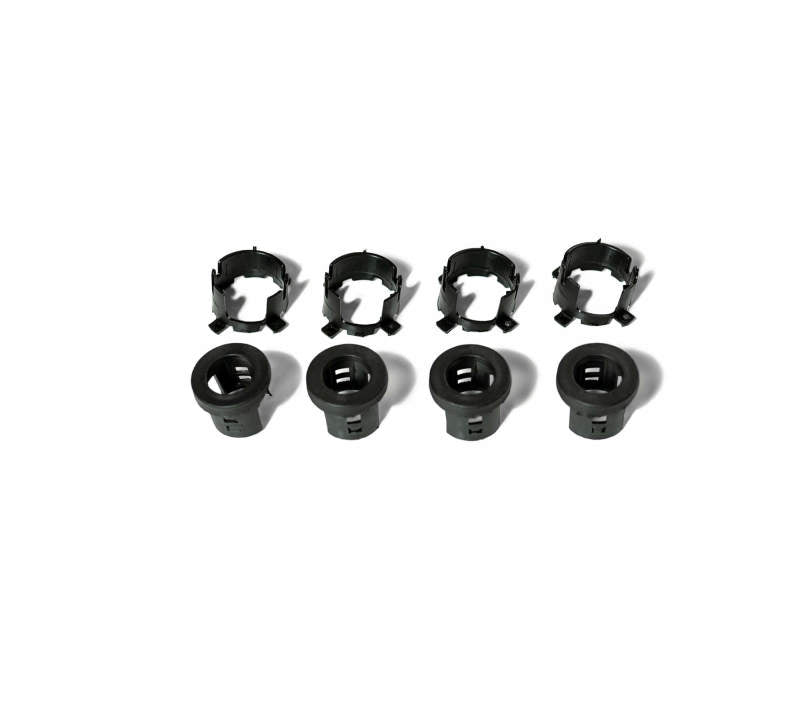 DV8 Offroad Jeep/Dodge/RAM Front Bezel & Rear Clip Replacement Kit for MOPAR Sensors - Set of 4 DV8 Offroad