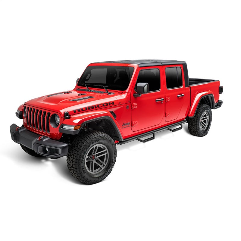 Rugged Ridge Spartan Nerf Bar Black 2020 Jeep Gladiator JT Rugged Ridge