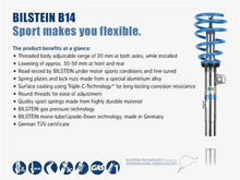 Load image into Gallery viewer, Bilstein B14 2008 Audi TT Quattro Base Front and Rear Suspension Kit Bilstein