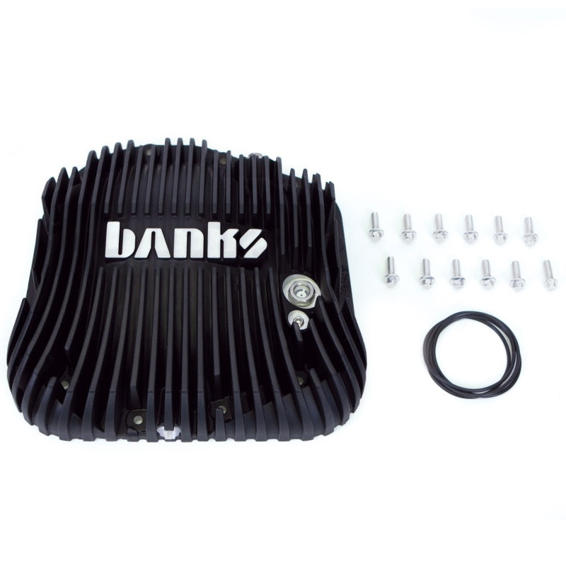 Banks 85-19 Ford F250/ F350 10.25in 12 Bolt Black-Ops Differential Cover Kit Banks Power