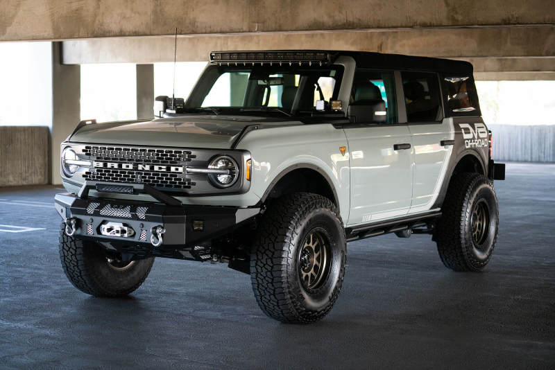 DV8 Offroad Bull Bar Add-On For DV8 Ford Bronco Bumpers - Fits 13in Elite Series Light Bar DV8 Offroad
