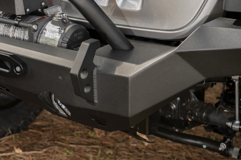 Rugged Ridge HD Bumper Full Width Front 07-18 Jeep Wrangler JK 18-20 Jeep Wrangler JL 2020 JT Rugged Ridge