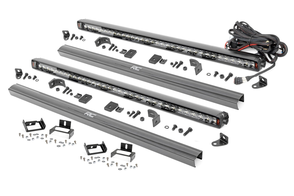 LED Light | Grill Mnt | 30" Spectrum Single Row Pair | Ford Super Duty (11-16) Rough Country