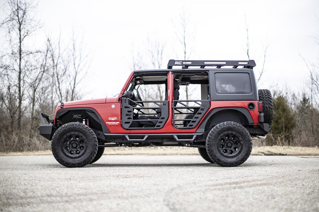 Tubular Doors | Rear | Jeep Wrangler JK  (2007-2018) Rough Country
