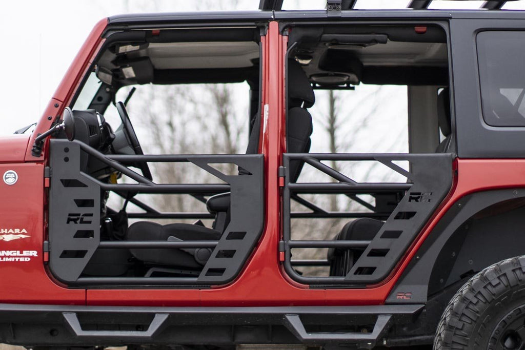 Tubular Doors | Rear | Jeep Wrangler JK  (2007-2018) Rough Country
