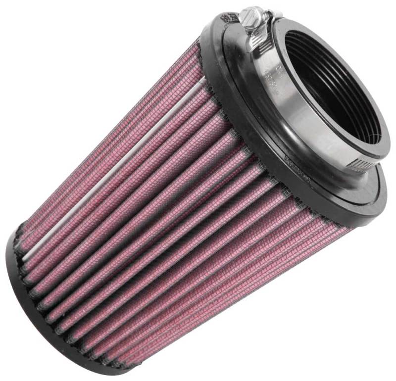 K&N Universal Rubber Filter 2-1/2in Flg / 4-1/2in OD B / 3-1/2in OD T / 6in H - Black Top K&N Engineering