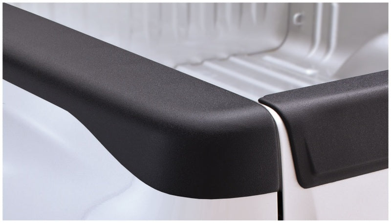 Bushwacker 07-14 Chevy Silverado 1500 Fleetside Bed Rail Caps 78.7in Bed - Black Bushwacker