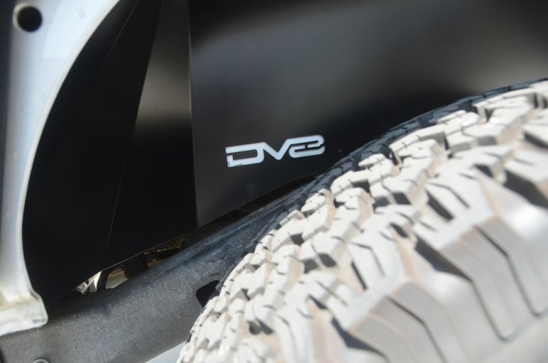 DV8 Offroad 07-18 Jeep Wrangler JK Rear Aluminum Inner Fender - Black DV8 Offroad