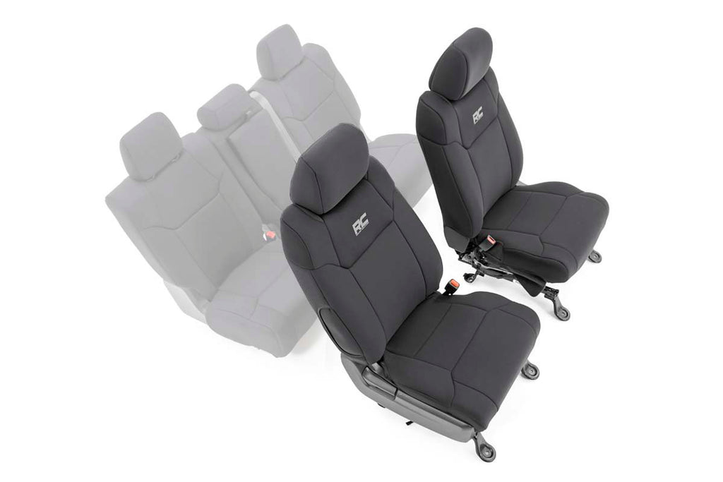 Seat Covers | Front W/ Console Cover | Toyota Tundra 2WD/4WD (14-21) Rough Country