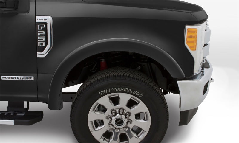 Bushwacker 17-18 Ford F-250 Super Duty OE Style Flares 4pc - Black Bushwacker