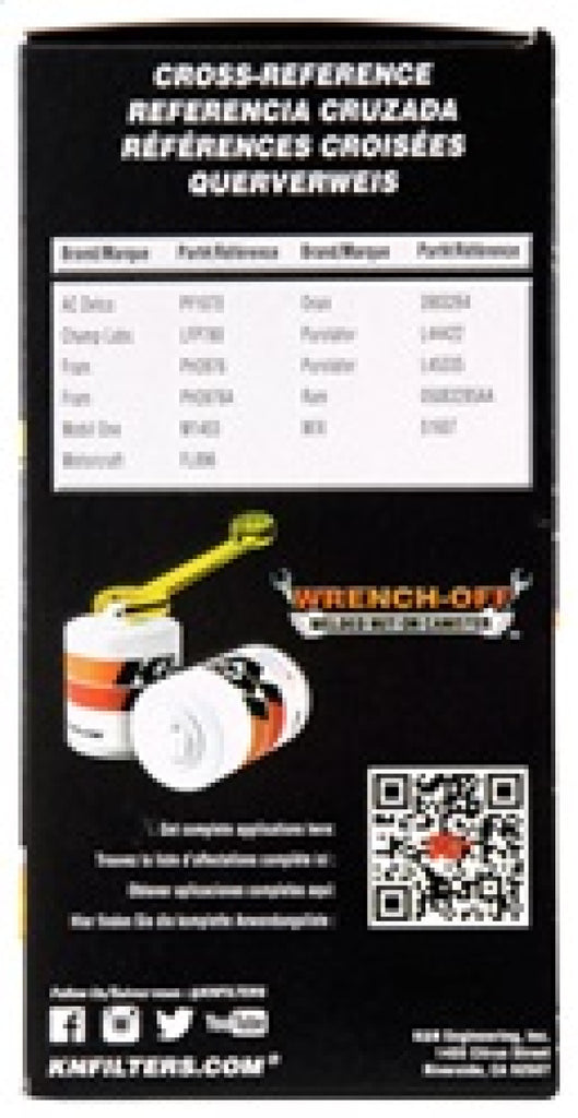 K&N Dodge Performance Gold Oil Filter K&N Engineering