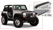 Load image into Gallery viewer, Bushwacker 07-18 Jeep Wrangler Trail Armor Hood and Tailgate Protector Excl Power Dome Hood - Black Bushwacker