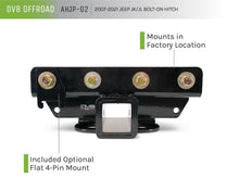 Load image into Gallery viewer, DV8 Offroad 07-21 Jeep Wrangler (JK/JL) Bolt-On Hitch w/o Lights DV8 Offroad