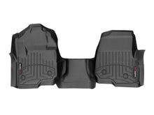 Load image into Gallery viewer, WeatherTech 2017+ Ford F-250/F-350/F-450 Vinyl Front FloorLiner - Black (w/ 1st Row Bench Seats) WeatherTech