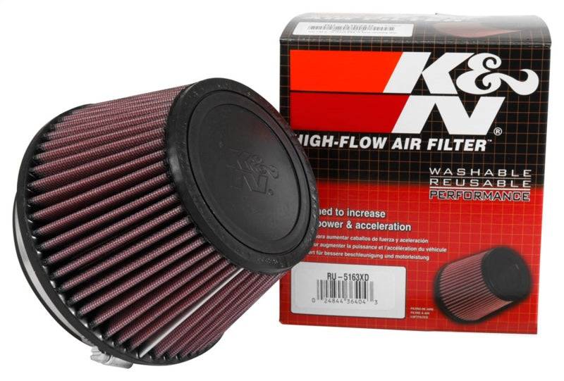 K&N Filter Universal X Stream Clamp-On 5in Flange 6.5in Base 4 1/2in Top 4 1/8in Height K&N Engineering