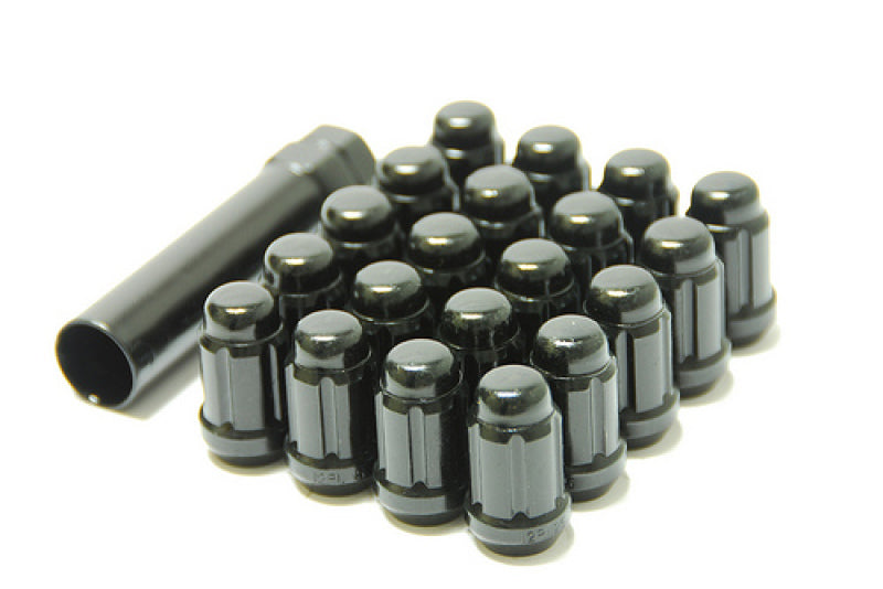 Wheel Mate Muteki Closed End Lug Nuts - Black Chrome 12x1.50 Wheel Mate