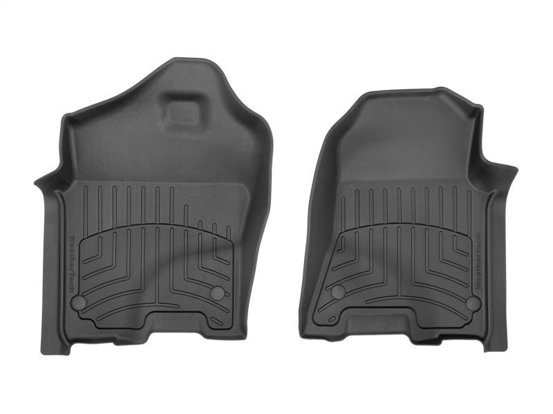 WeatherTech 2019+ Ram 1500 Quad & Crew Cab Front Floorliner HP - Black WeatherTech