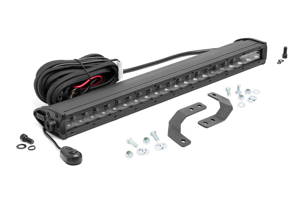 LED Light | Under Bed Mount | 20" Black Single Row Rough Country