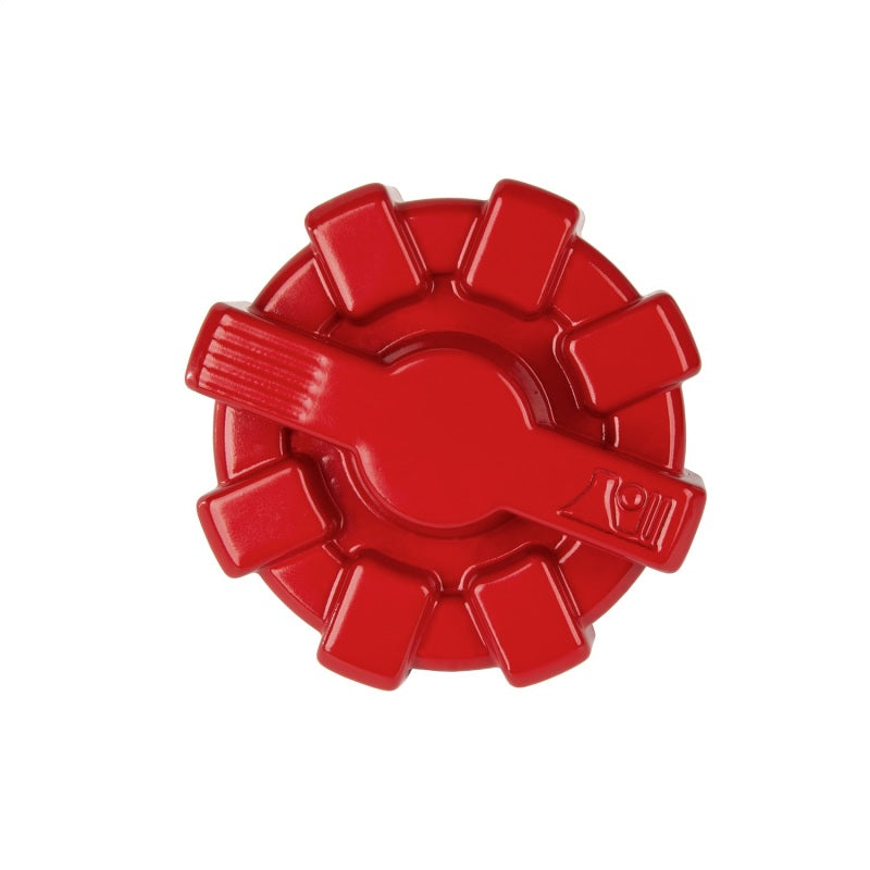 Rugged Ridge 07-20 Jeep Wrangler JK/JL / 2020 Gladiator JT Red Aluminum Elite Fuel Cap Rugged Ridge