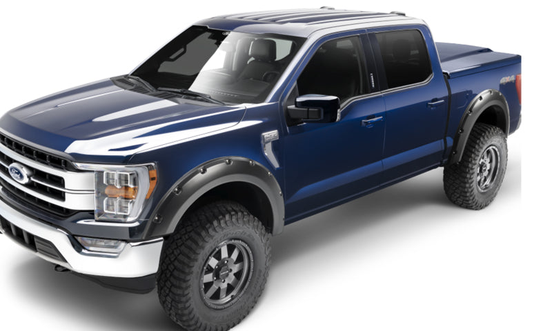 Bushwacker 2021 Ford F-150 (Excl. Lightning) Pocket Style Flares 4pc - Black Bushwacker