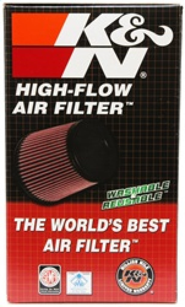 K&N Filter Universal Rubber Filter 3 1/2 inch 10 Degree Flange 5 3/4 inch OD 6 inch Height K&N Engineering