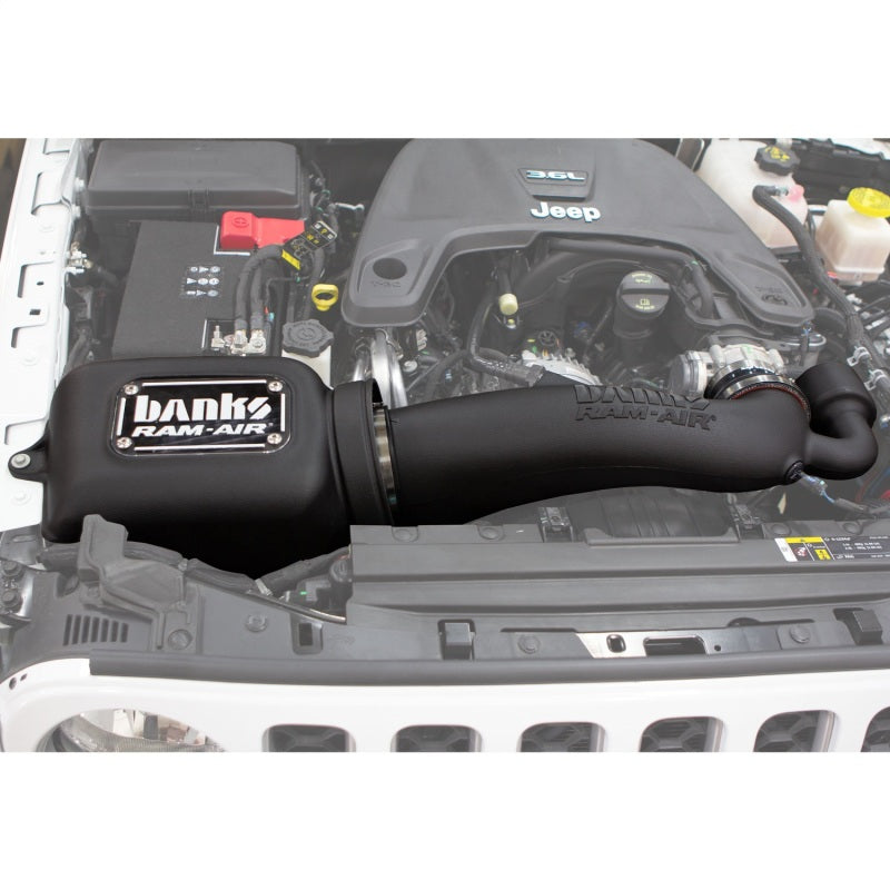 Banks Power 18-20 Jeep 3.6L Wrangler (JL) Ram-Air Intake System - Dry Filter Banks Power