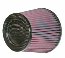 Load image into Gallery viewer, K&amp;N Cone Filter 5in ID 6.5in base 4.5in top 5.625in height carbon fiber look K&amp;N Engineering