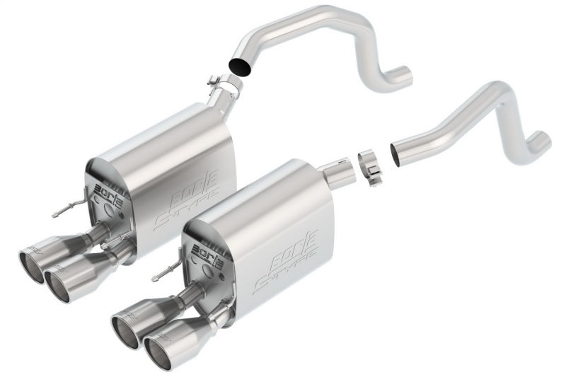 Borla 09-12 Corvette Coupe/Conv 6.2L 8cyl 6spd RWD inS-Type IIin Exhaust (rear section only) Borla