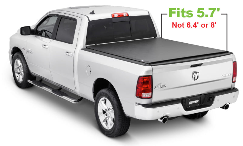 Tonno Pro 09-19 Dodge RAM 1500 5.7ft Fleetside Lo-Roll Tonneau Cover Tonno Pro