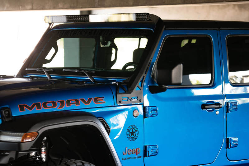 DV8 Offroad 20-22 Jeep JL 392 & JT Mojave A-Pillar Light Bar Mount DV8 Offroad