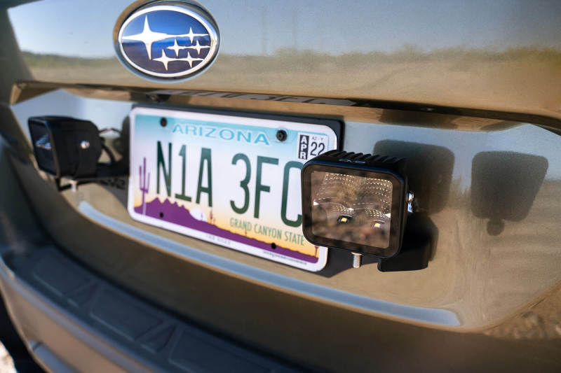 DV8 Offroad Universal License Plate Mount w/ Pod Light Mounts DV8 Offroad