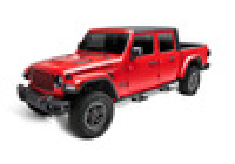 N-Fab RKR Step System 2019 Jeep Wrangler JT 4 Door Truck Full Length - Tex. Black - 1.75in N-Fab