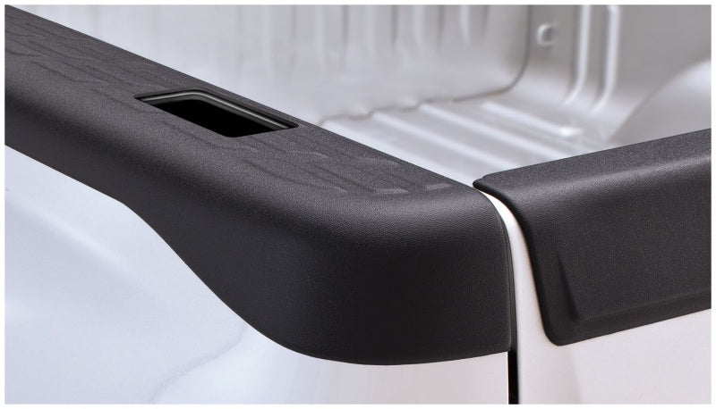 Bushwacker 07-13 Chevy Silverado 1500 Fleetside Bed Rail Caps 78.7in Bed - Black Bushwacker