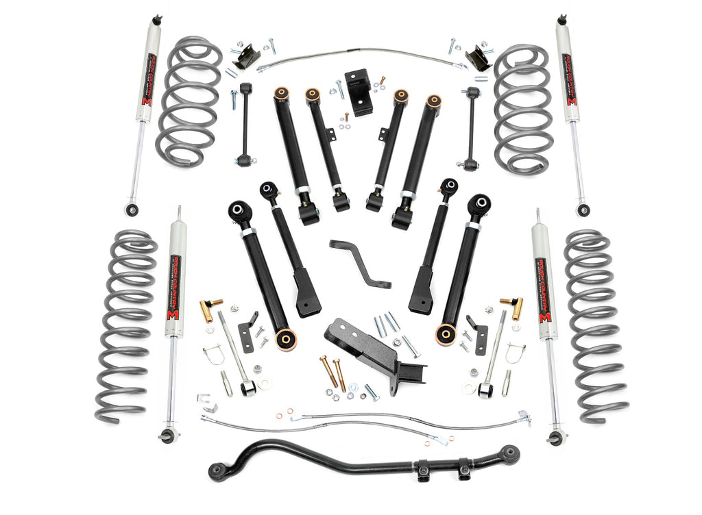 4 Inch Lift Kit | X-Series | M1 | Jeep Wrangler TJ 4WD (1997-2006) Rough Country