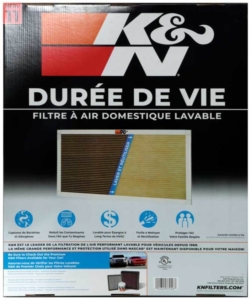 K&N HVAC Filter - 20 x 24 x 1 K&N Engineering