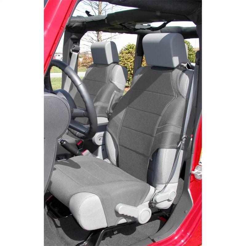 Rugged Ridge Neoprene Seat Vests Gray 07-20 JK/JL/JT Rugged Ridge