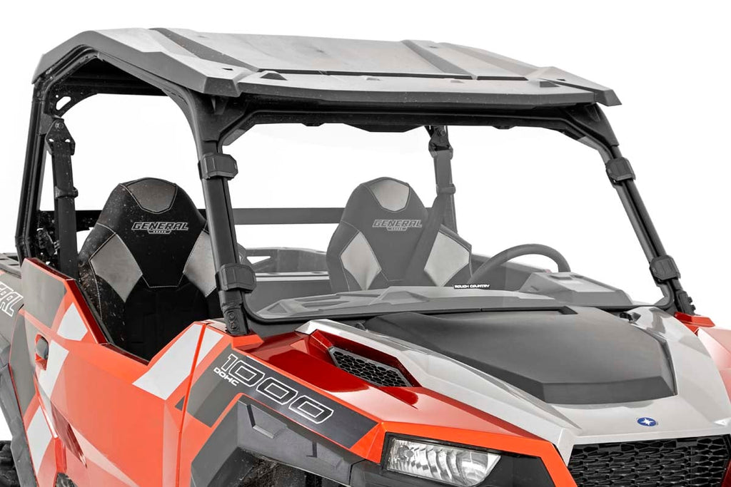 Full Windshield | Scratch Resistant | Polaris General/General XP Rough Country