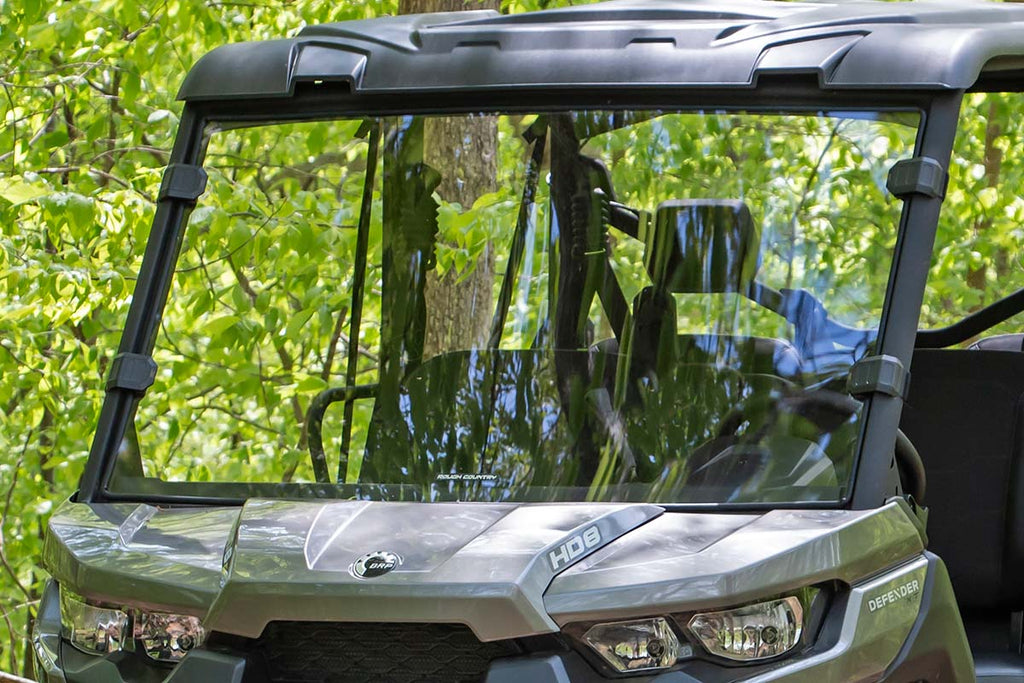 Full Windshield | Scratch Resistant | Can-Am Defender HD 8/HD 9/HD 10 Rough Country