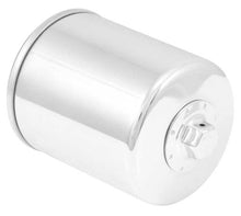 Load image into Gallery viewer, K&amp;N Harley Davidson 3in OD x 4.063in H Chrome Oil Filter K&amp;N Engineering