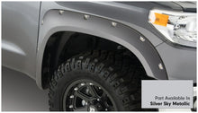 Load image into Gallery viewer, Bushwacker 16-18 Toyota Tundra Fleetside Pocket Style Flares 4pc 66.7/78.7/97.6in Bed - Silver Sky Bushwacker