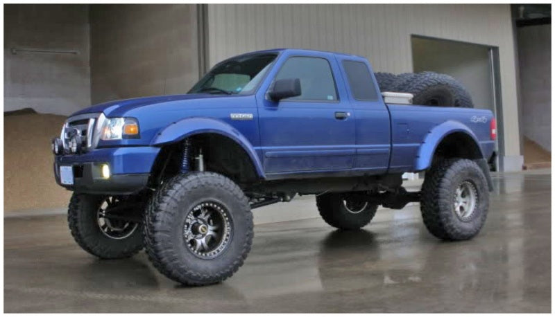 Bushwacker 93-11 Ford Ranger Cutout Style Flares 2pc - Black Bushwacker