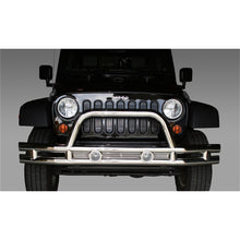 Load image into Gallery viewer, Rugged Ridge 3-In Front Tube Bumper Stainless 07-18 Jeep Wrangler Rugged Ridge