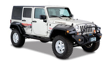 Load image into Gallery viewer, Bushwacker 07-18 Jeep Wrangler Unlimited Max Pocket Style Flares 2pc Extended Coverage - Black Bushwacker