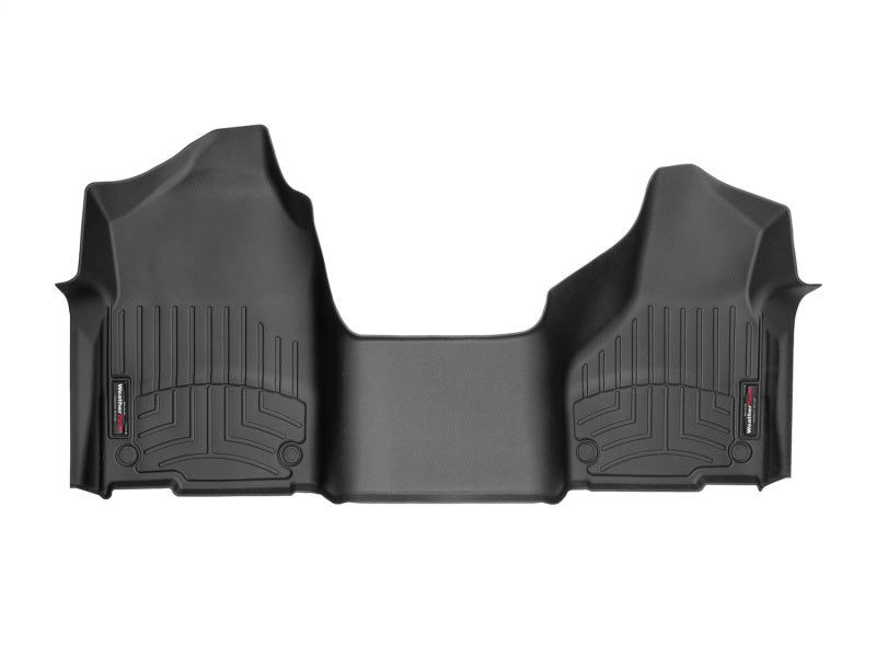 WeatherTech 19+ RAM 2500/3500 Regular Cab w/o Floor Shift & No PTO 1st Row Bench Floorliners - Black WeatherTech